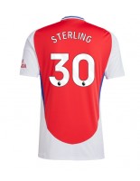 Arsenal Raheem Sterling #30 Domácí Dres 2024-25 Krátký Rukáv